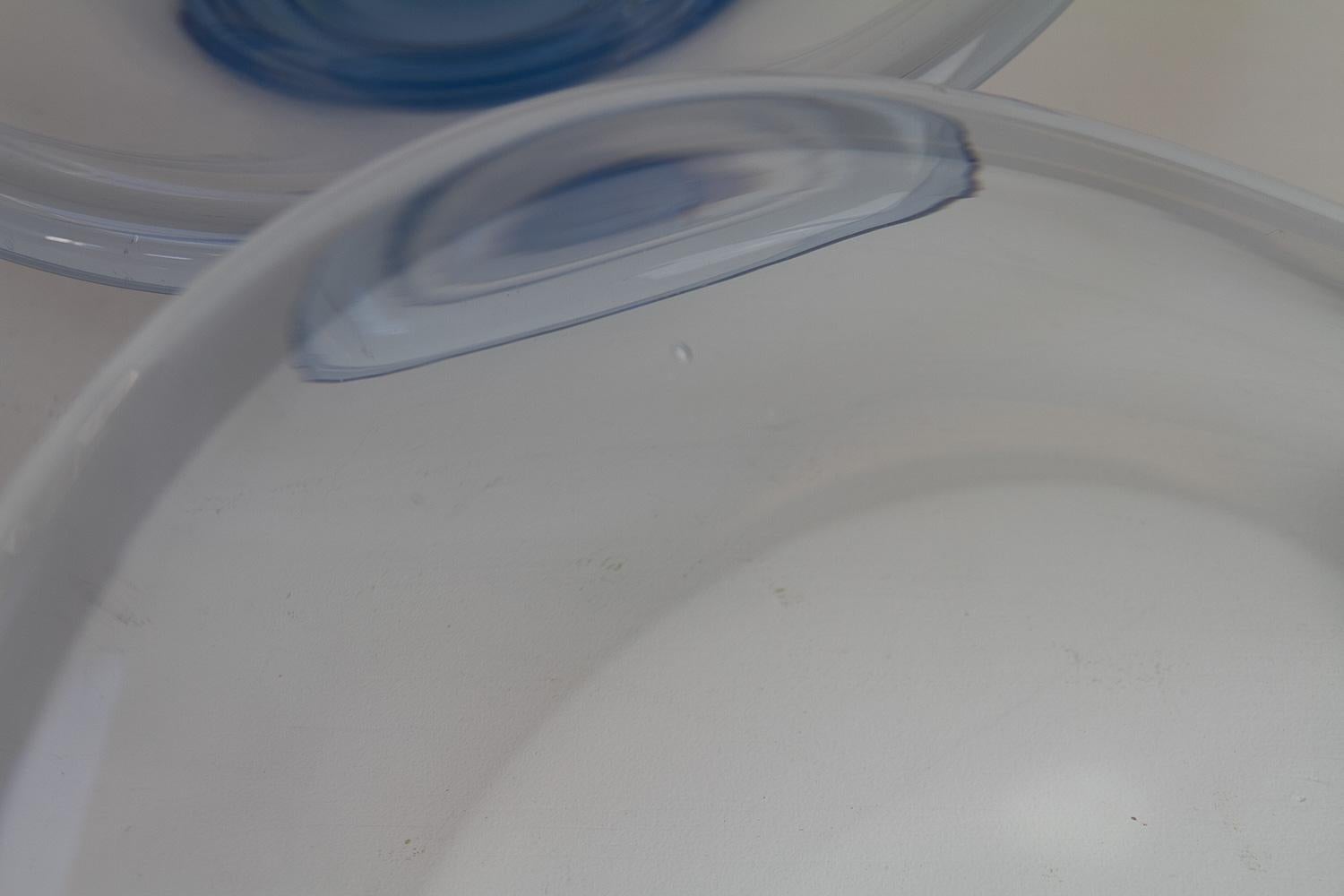 Danish Selandia Fruit Bowls by Per Lütken for Holmegaard, 1960s. Set of 2. For Sale 7