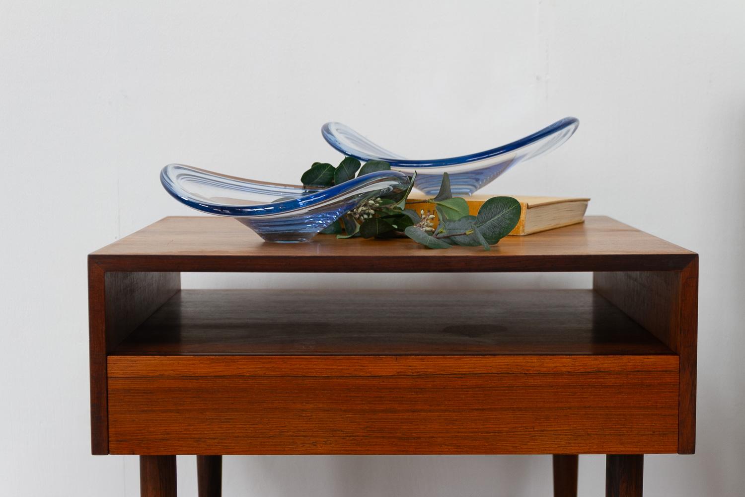 Danish Selandia Fruit Bowls by Per Lütken for Holmegaard, 1960s. Set of 2. For Sale 10