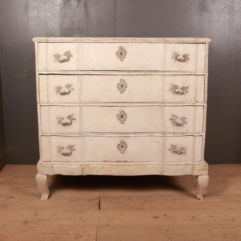 Danish Serpentine Front Commode For, 45 Inch Width Dresser Dimensions