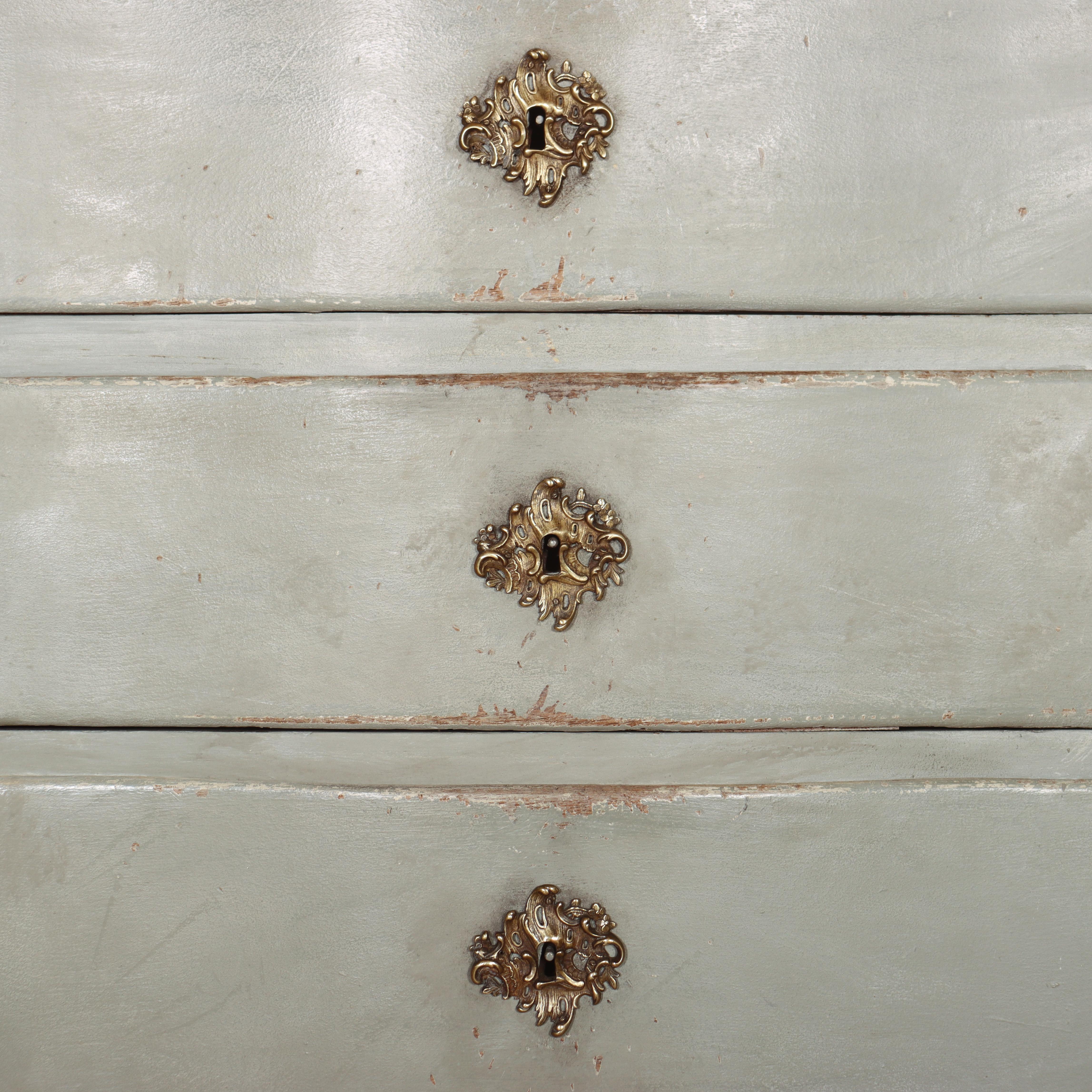 XIX secolo Commode danese a serpentina in vendita