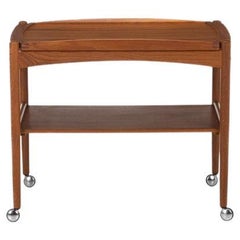 Carrello da portata danese di Poul Hundevad per Hundevad & Co., Danimarca, anni '60