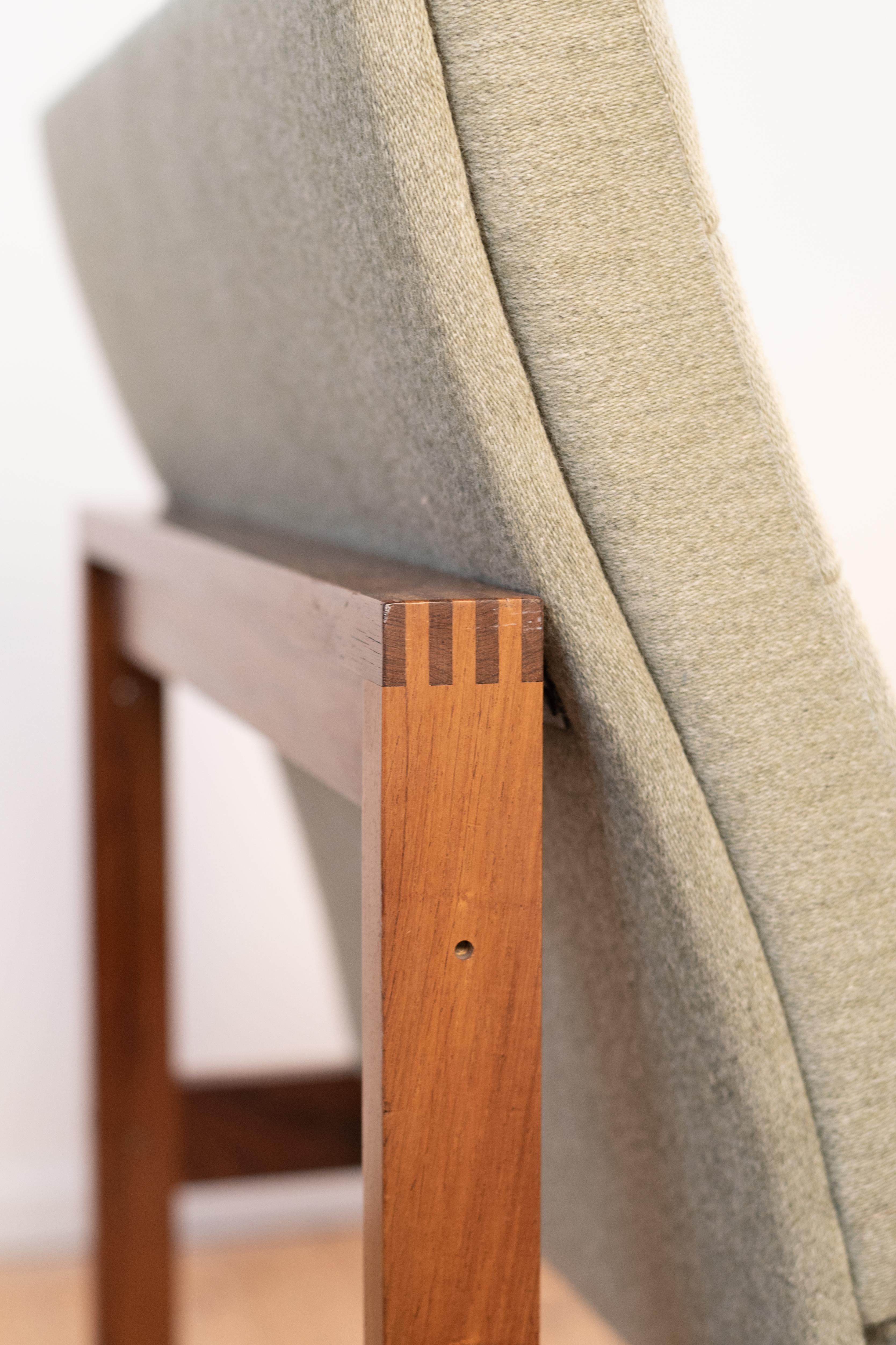 Upholstery Danish Set of 2 Moduline Lounge Chairs by Ole Gjerløv-Knudsen & Torben Lind For Sale