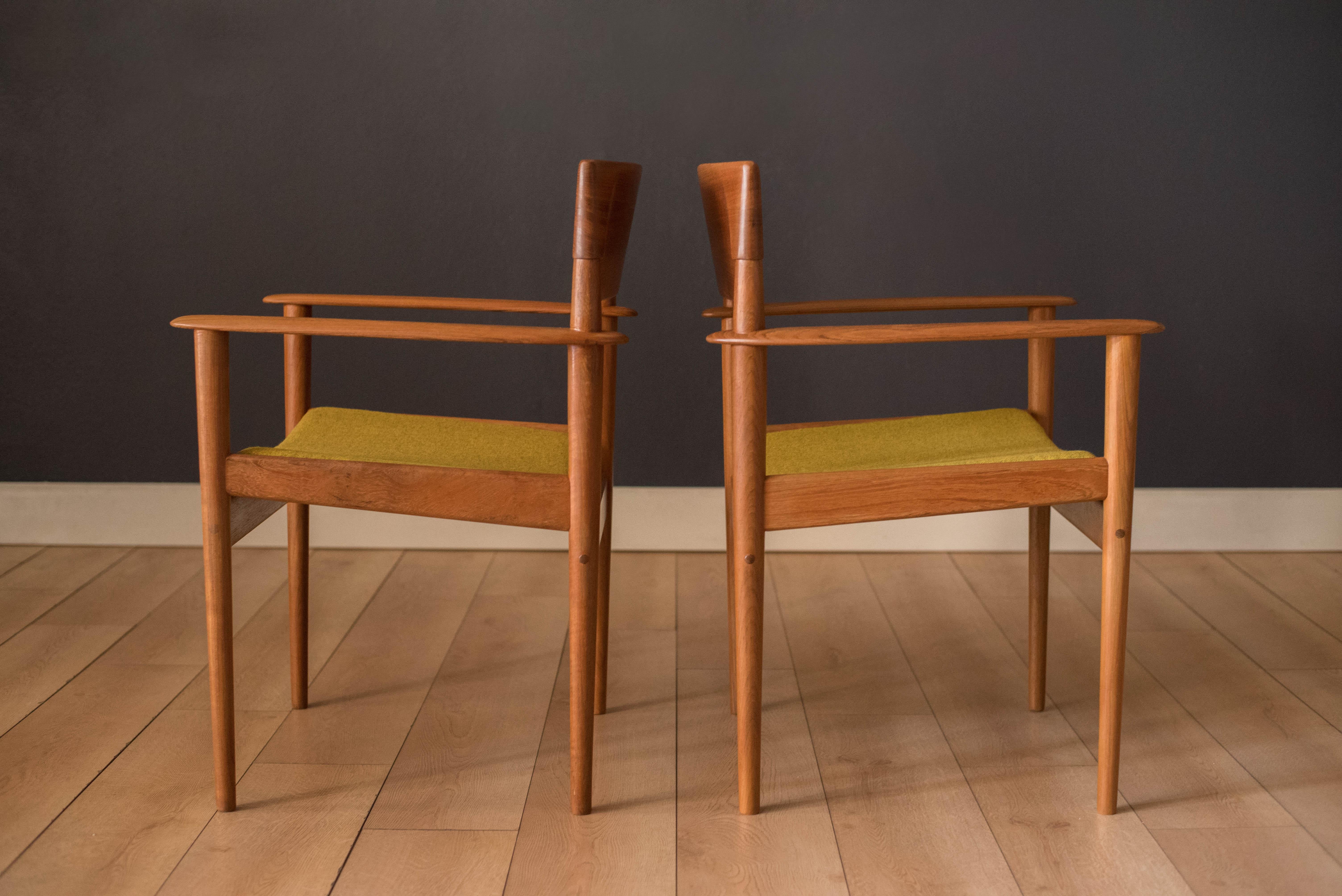 Danish Set of Six Teak Dining Chairs by Grete Jalk for Poul Jeppesen 3