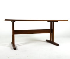 Danish Shaker Teak Dining Table Attr. to Borge Mogensen