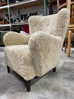Danish Sheepskin Lounge Chair