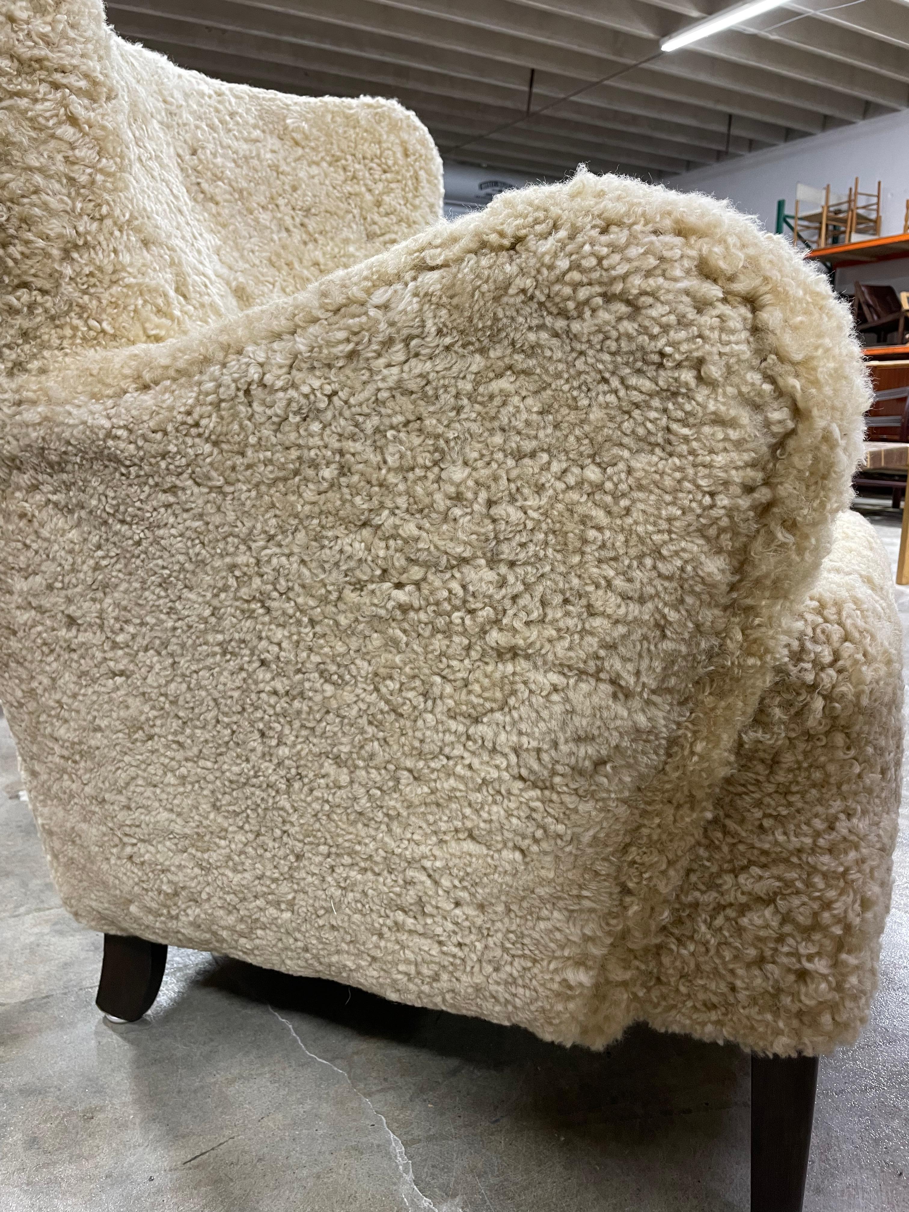 Danish Sheepskin Lounge Chair 2