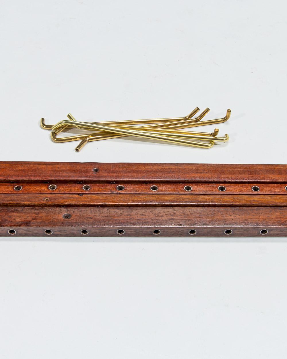 Danish Shelving System in Teak & Brass,  MId Century Design 1960’s For Sale 3