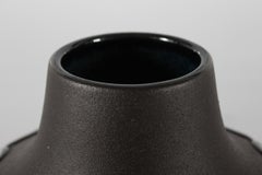 Danish Søholm Large Floor Vase by Einar Johansen with Blue Glossy Glaze, 1960s