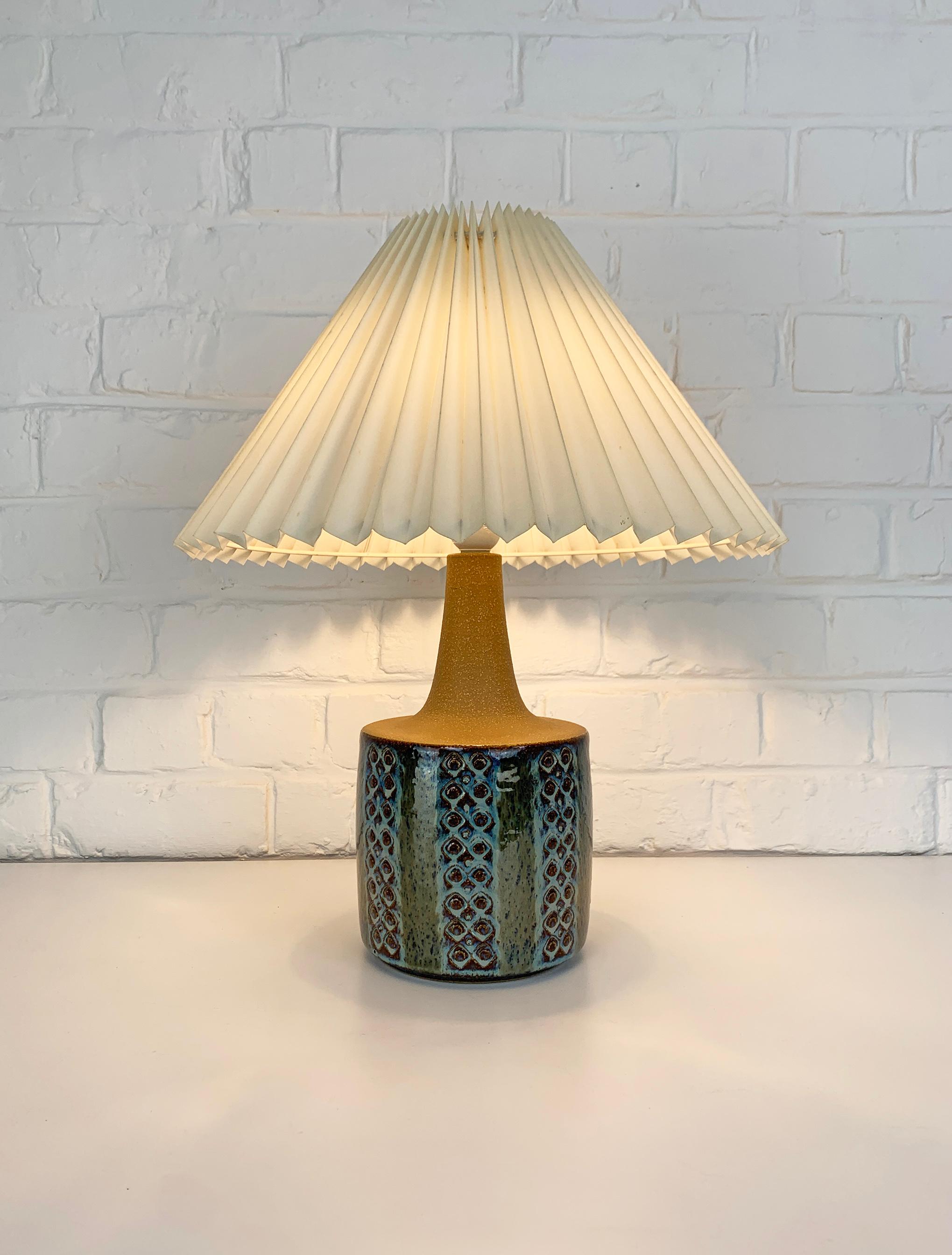 Danish Søholm Stentøj ceramic table lamp Mid-Century Modern Stoneware For Sale 3