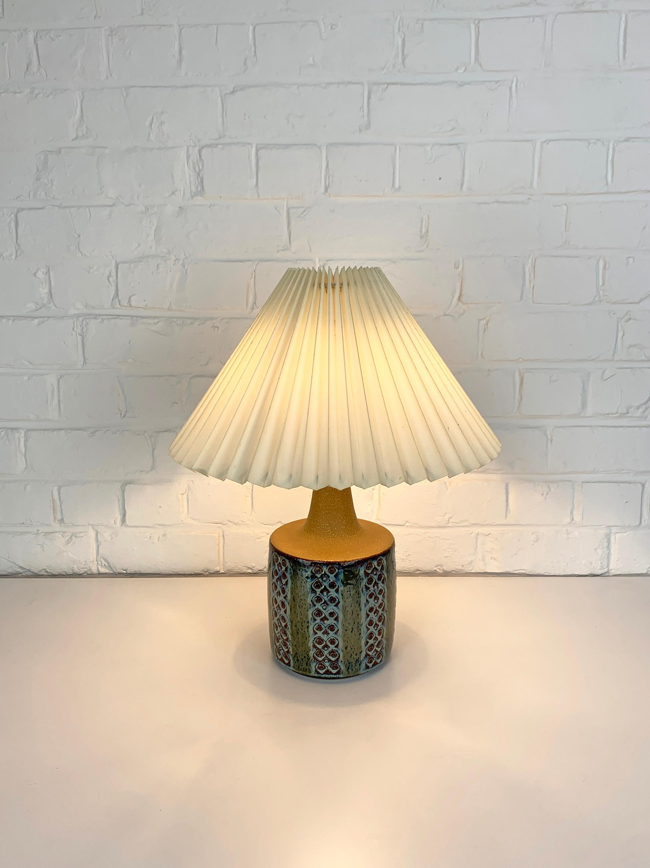 Danish Søholm Stentøj ceramic table lamp Mid-Century Modern Stoneware For Sale 5