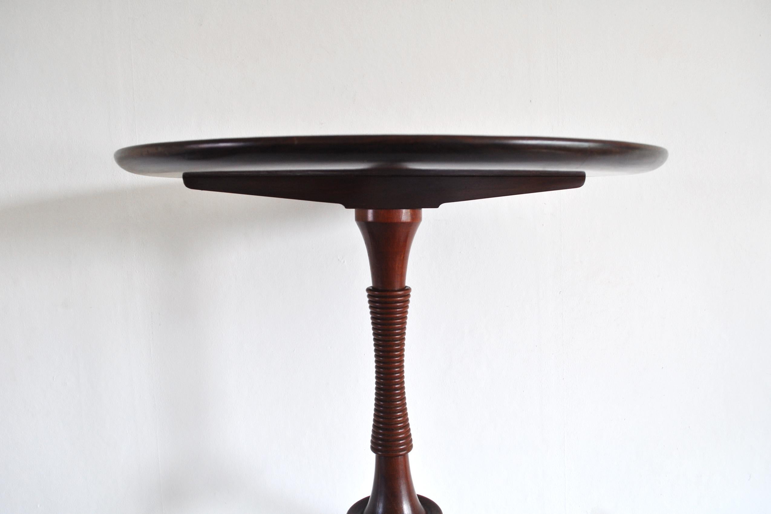 20th Century Danish Side Table in Solid Mahogany by Cabinetmaker Frits Henningsen