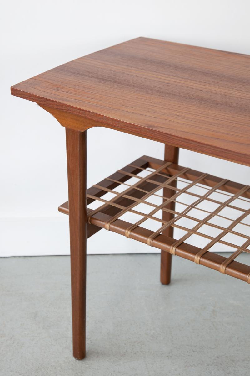 Danish Side Table, Mid Century For Sale 4