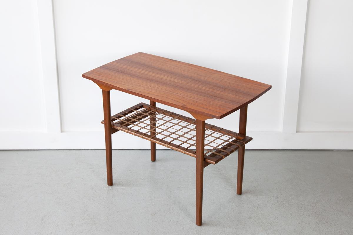 Danish Side Table, Mid Century For Sale 2