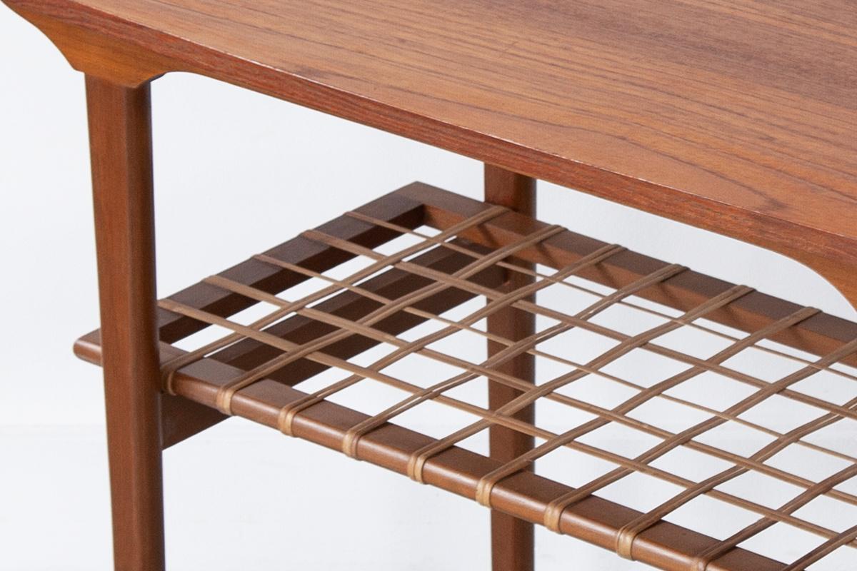 Danish Side Table, Mid Century For Sale 3