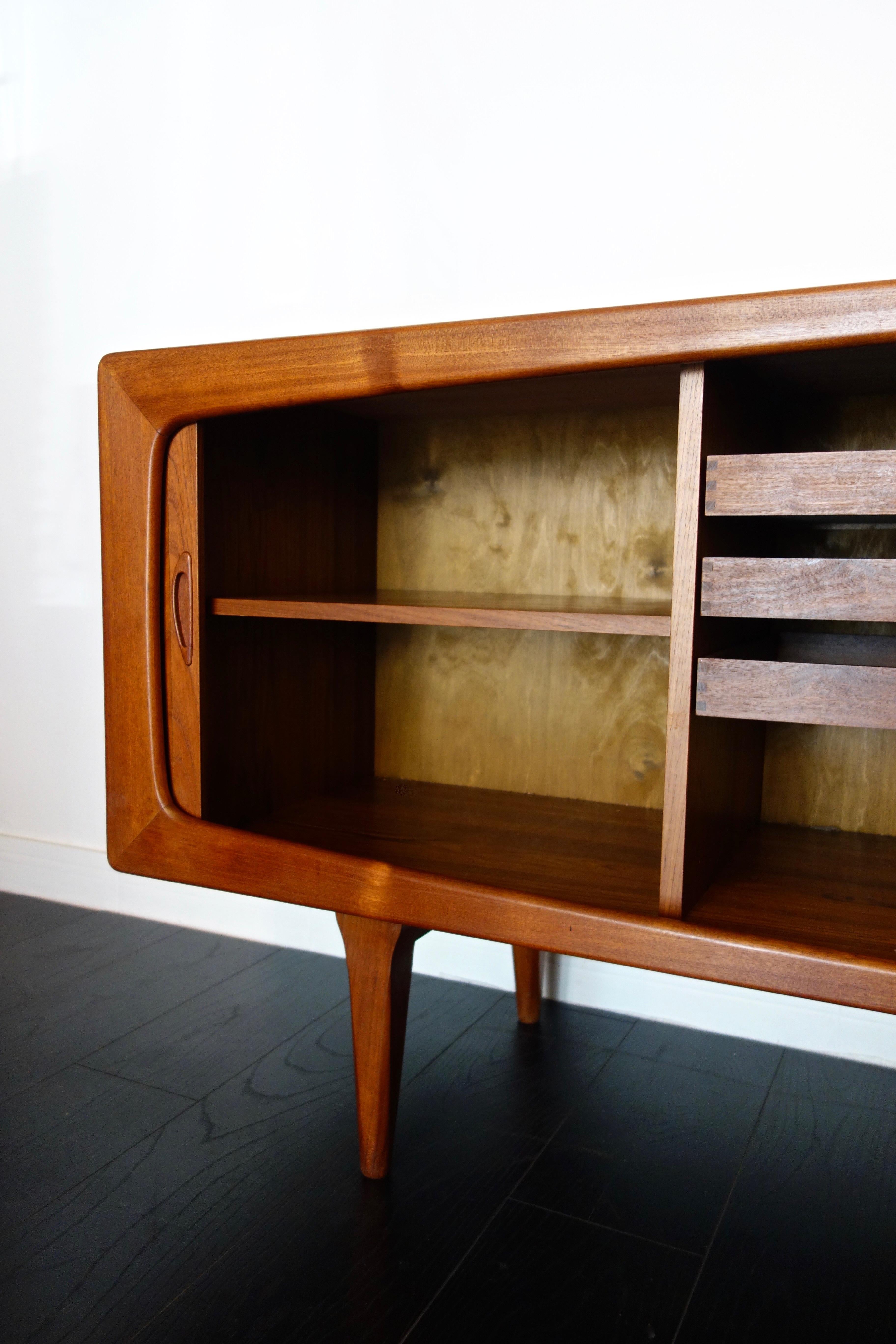 Teak Danish Sideboard by Hans Peter Hansen for Skive Møbelfabrik, 1960s