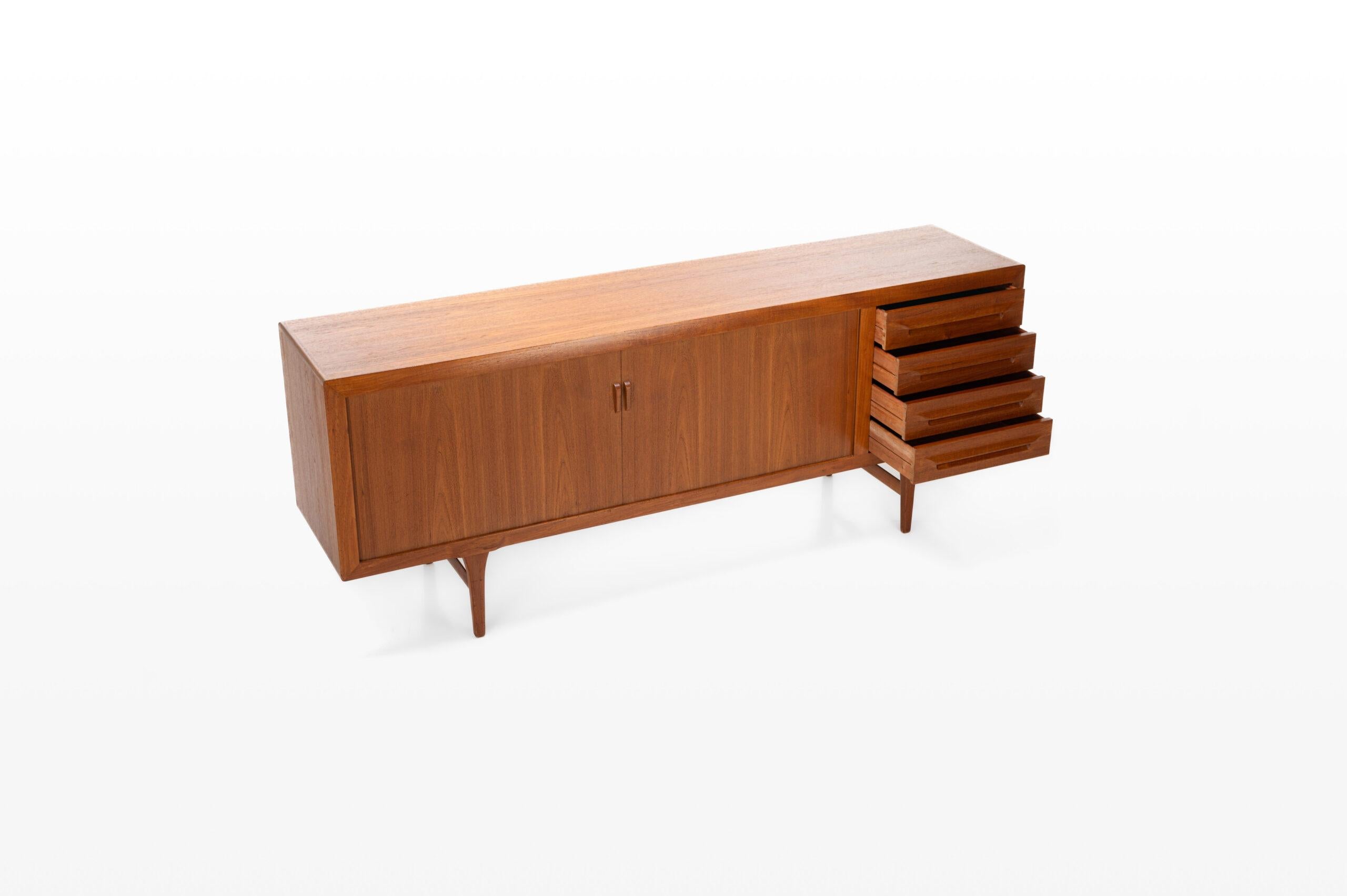 Danish Sideboard by Ib Kofod Larsen for Faarup Møbelfabrik, Denmark 1960s 6