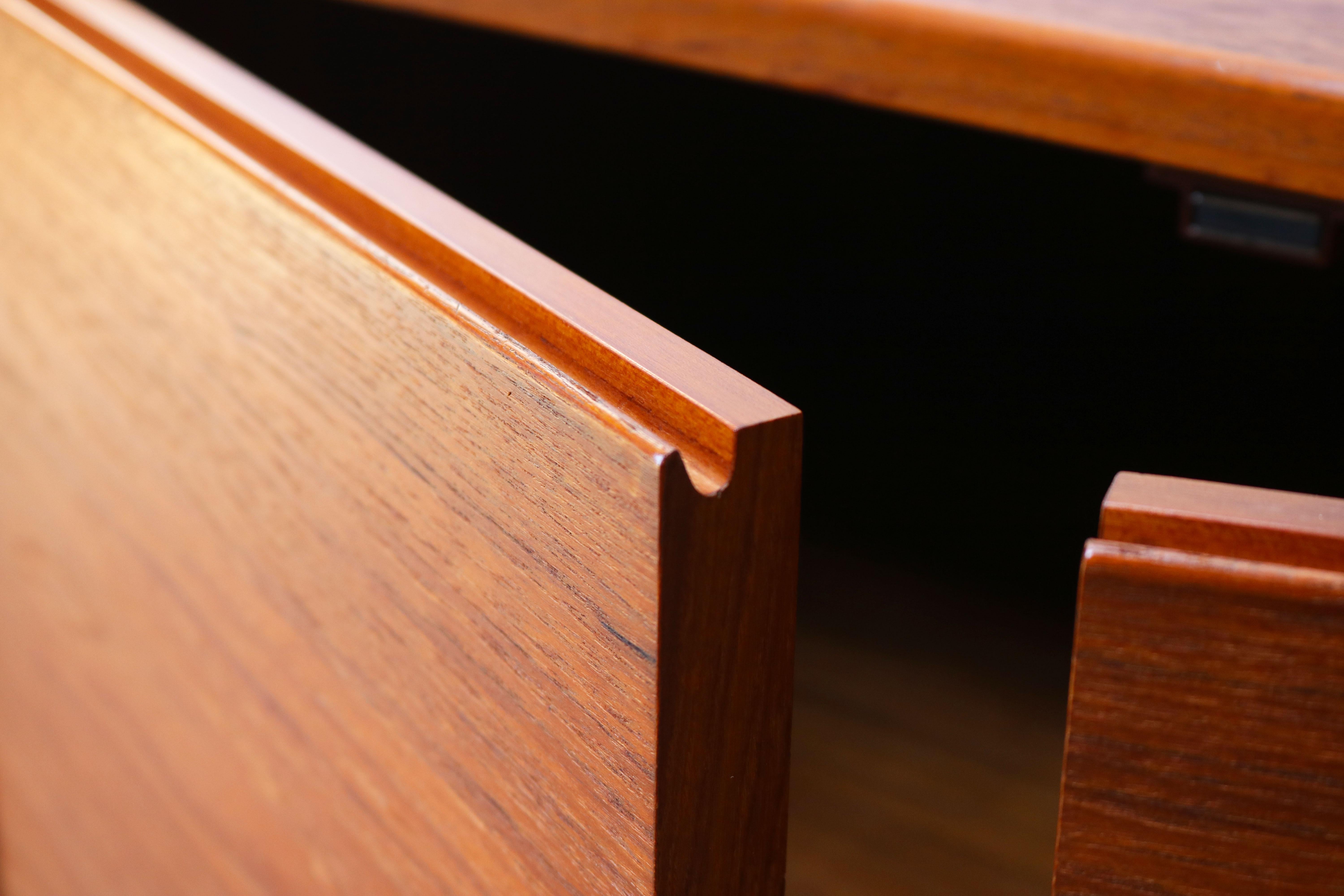 Mid-Century Modern Danish sideboard / Credenza MK511 by Arne Hovmand Olsen for Mogens Kold in Teak	