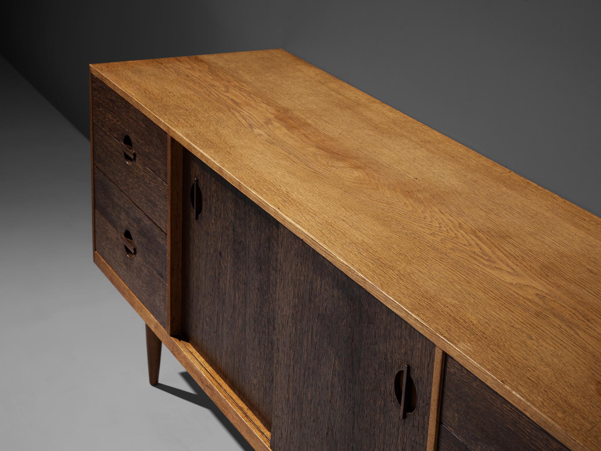 Danish Sideboard in Wenge and Oak 7