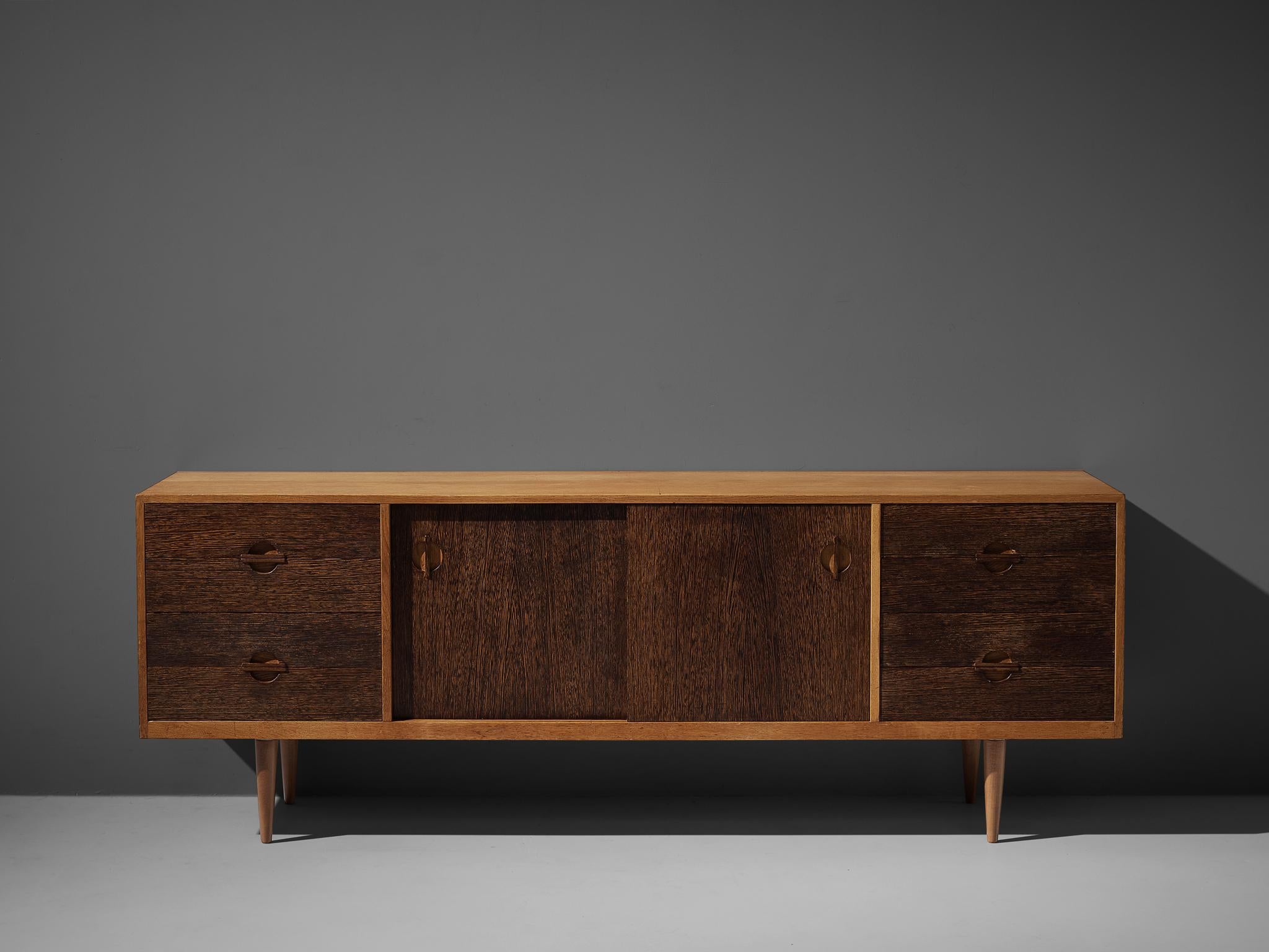 Danish Sideboard in Wenge and Oak 1