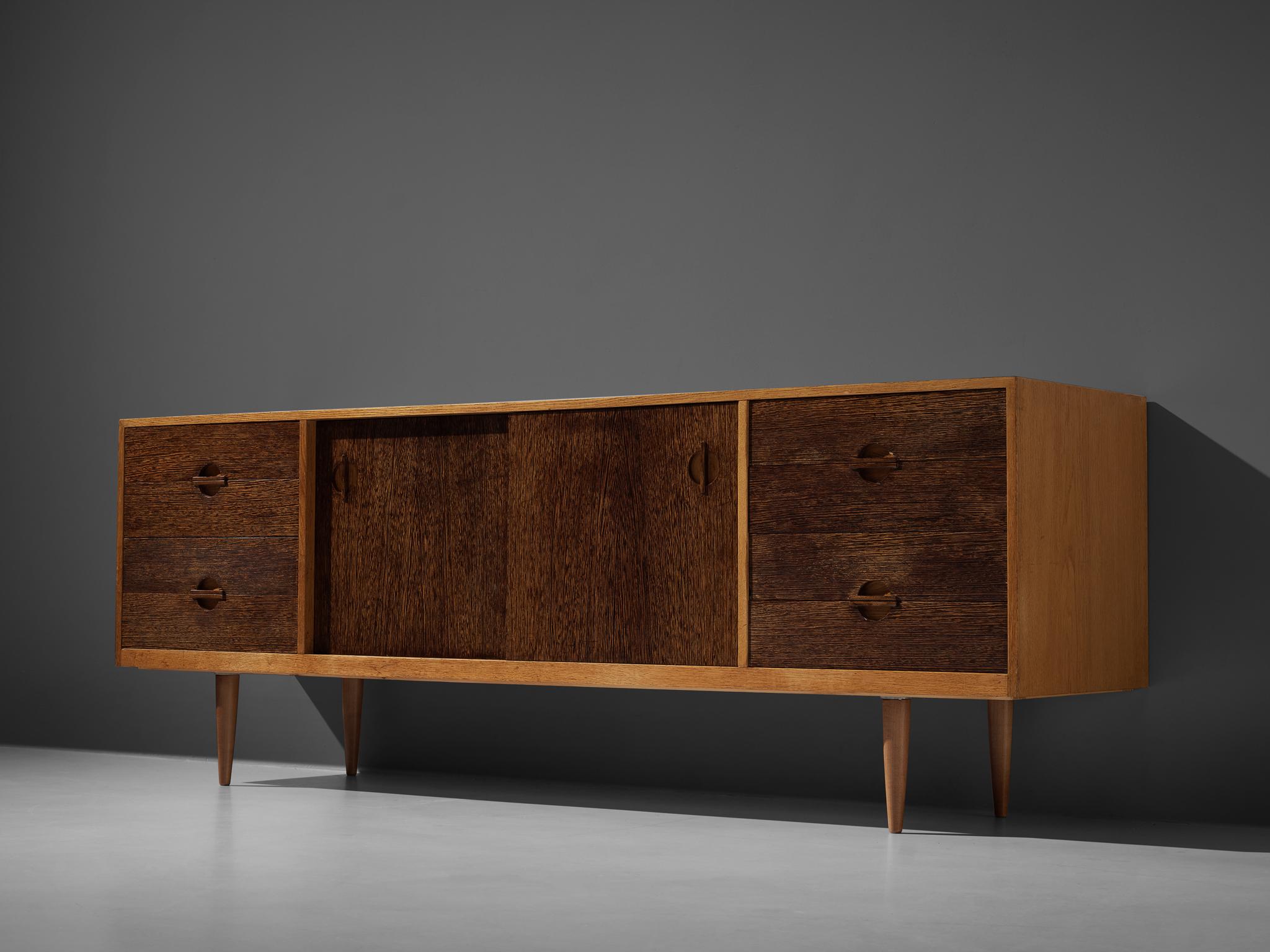 Danish Sideboard in Wenge and Oak 3