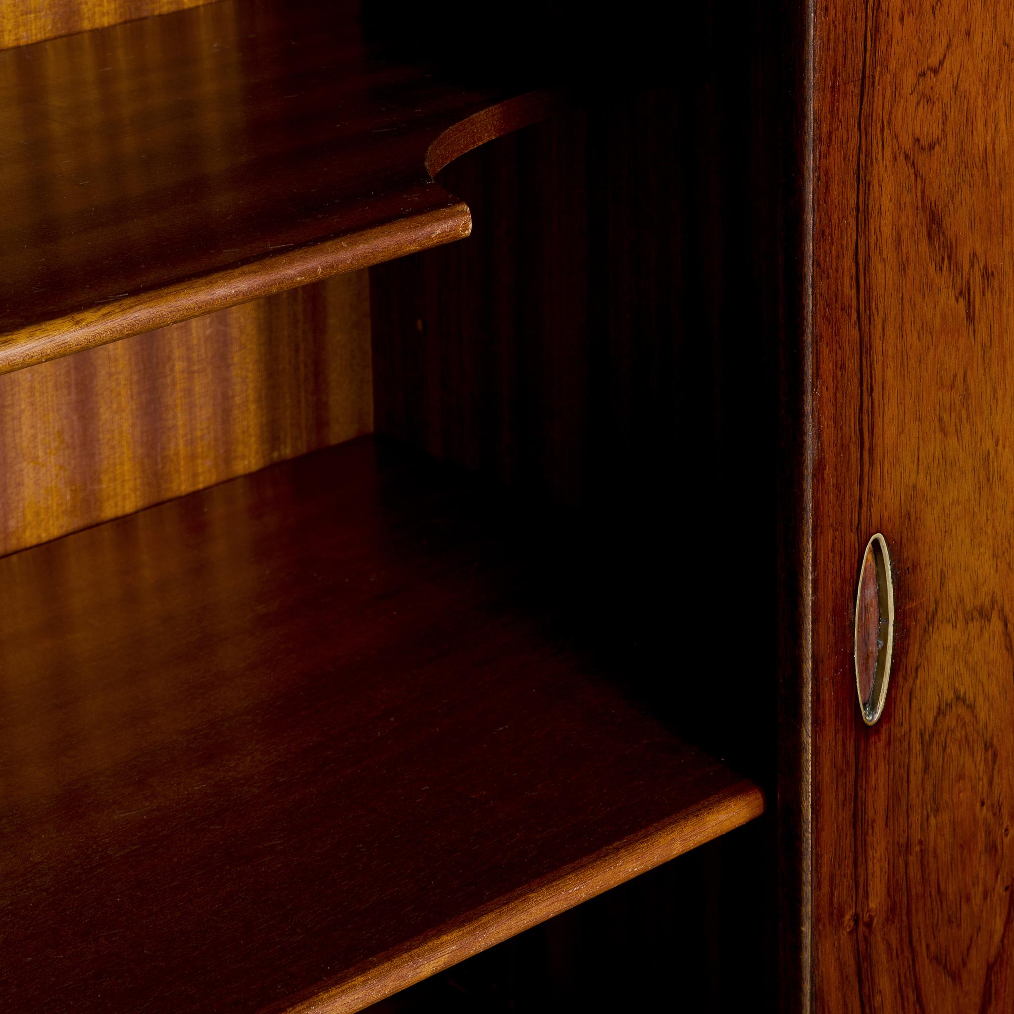 Danish Sideboard with Rosewood and Brass 2