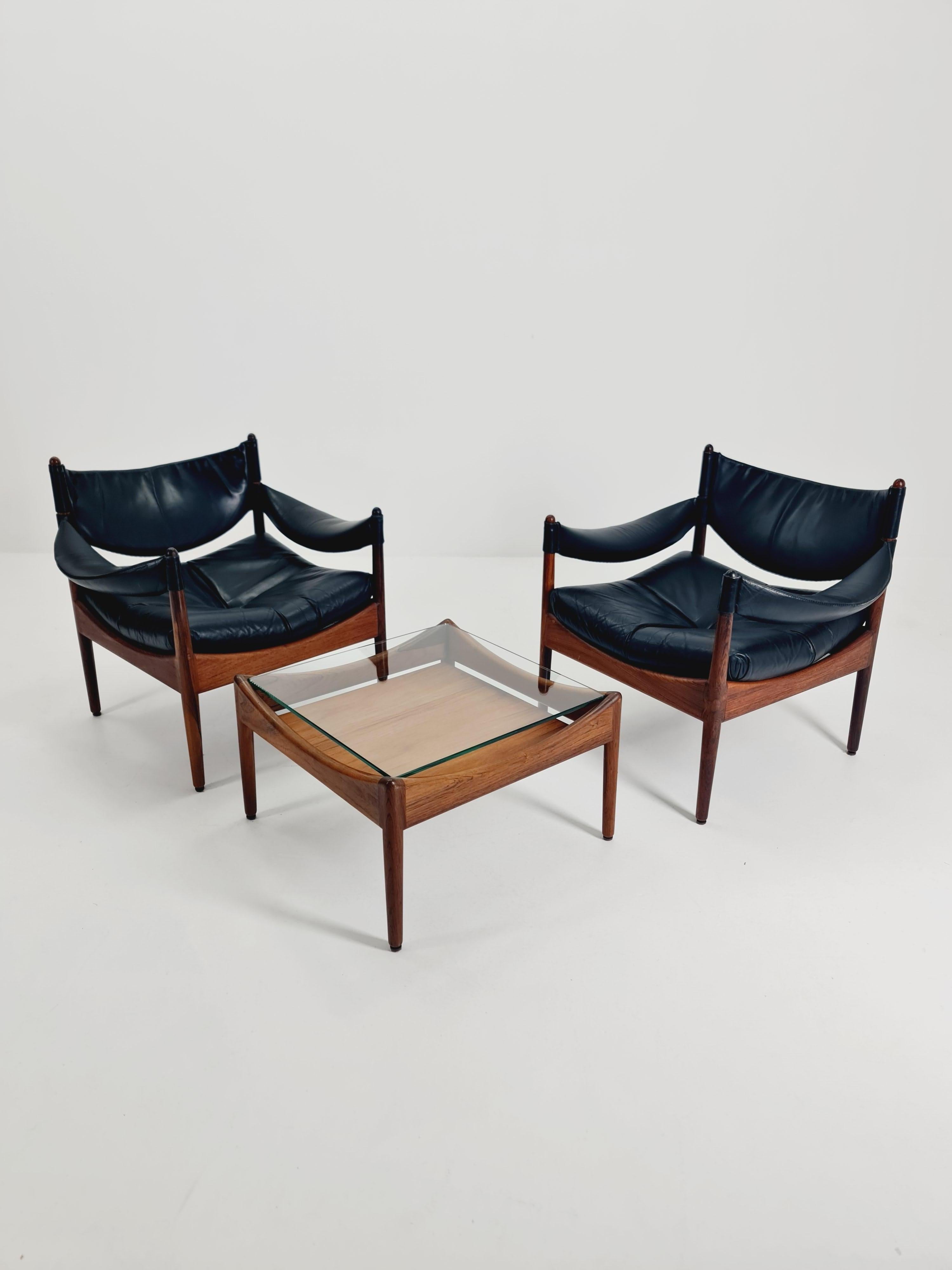Mid-Century Modern Table d'appoint danoise par Kristian Vedel Modus pour Willadsen Møbelfabrik, 1960s en vente