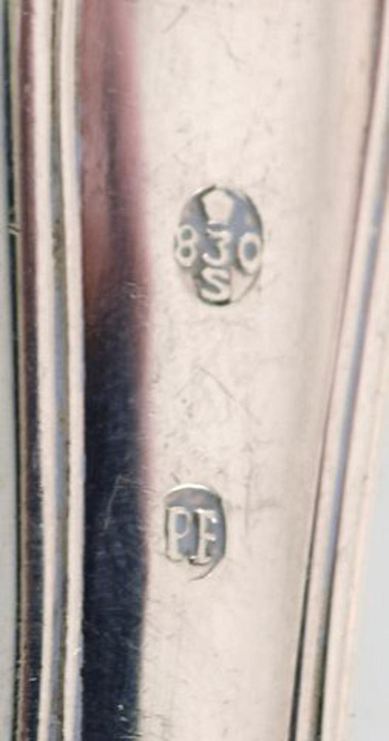 Dänisches Silber 830, 3 Obstmesser, um 1930 im Zustand „Gut“ im Angebot in Copenhagen, DK