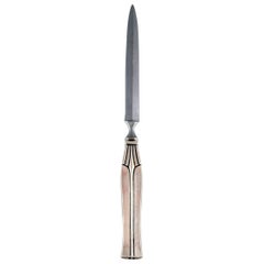 Retro Danish Silver, Art Deco Letter Knife