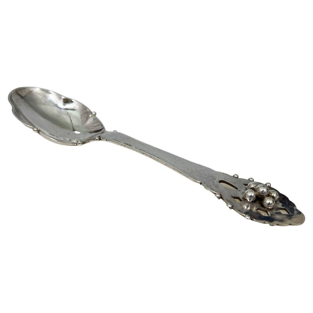 Cuchara de servir de plata danesa de Grann & Laglye, 1918 en venta