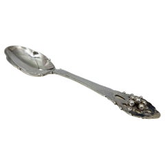 Cuchara de servir de plata danesa de Grann & Laglye, 1918
