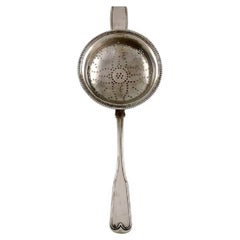 Orfèvre danois, secrétaire à thé en argent ancien, daté de 1852