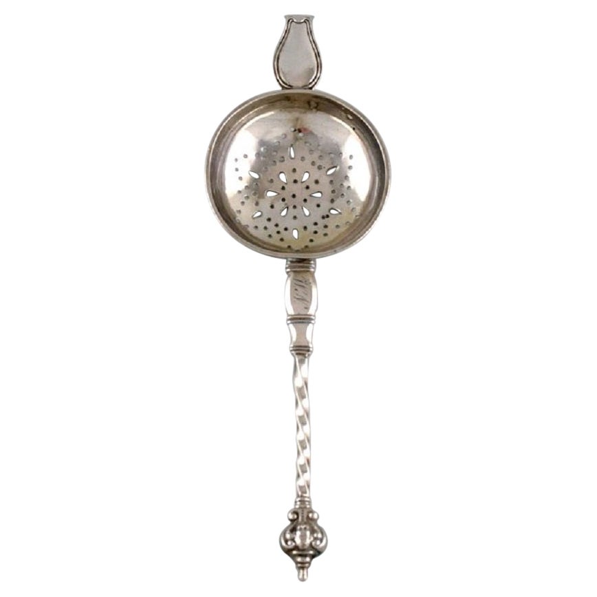 Dänischer Silberschmied. Antiker Teestreuer aus Silber. Datiert 1864