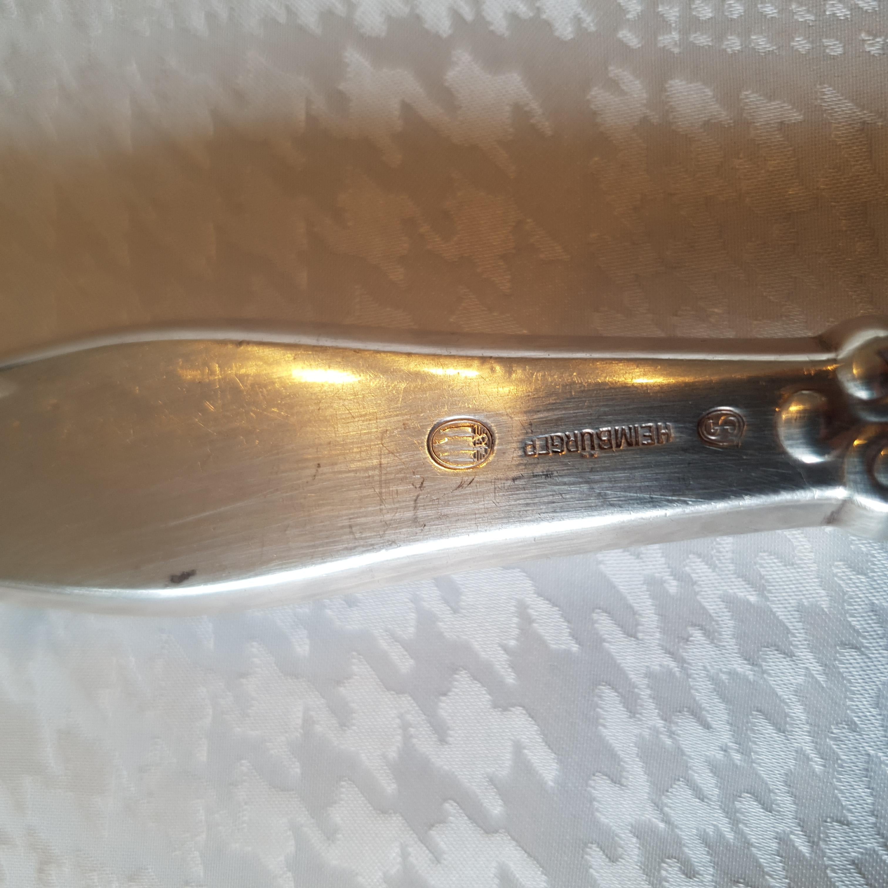 European Danish Silversmith, Cake Knife in Silver, 1943 For Sale