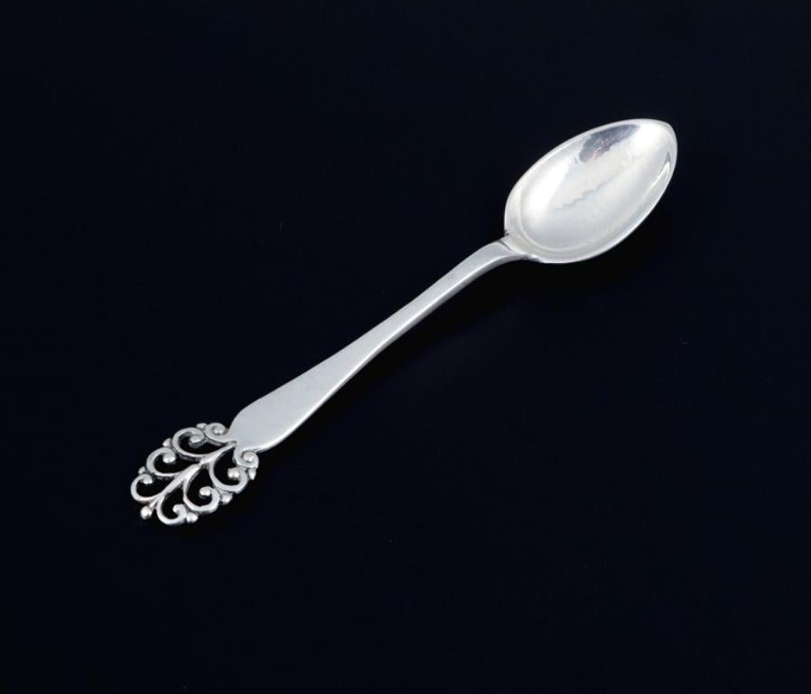 Danish Silversmith, Eleven Coffee Spoons. Danish 830 Silver. 1930/40s In Excellent Condition For Sale In Copenhagen, DK