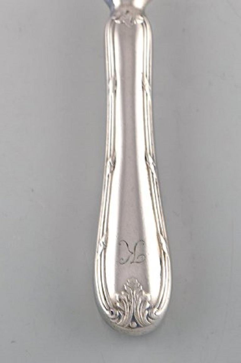 Danish Silversmith, Five Antique Forks in Silver 830, Dated 1915-1920 In Good Condition For Sale In Copenhagen, DK