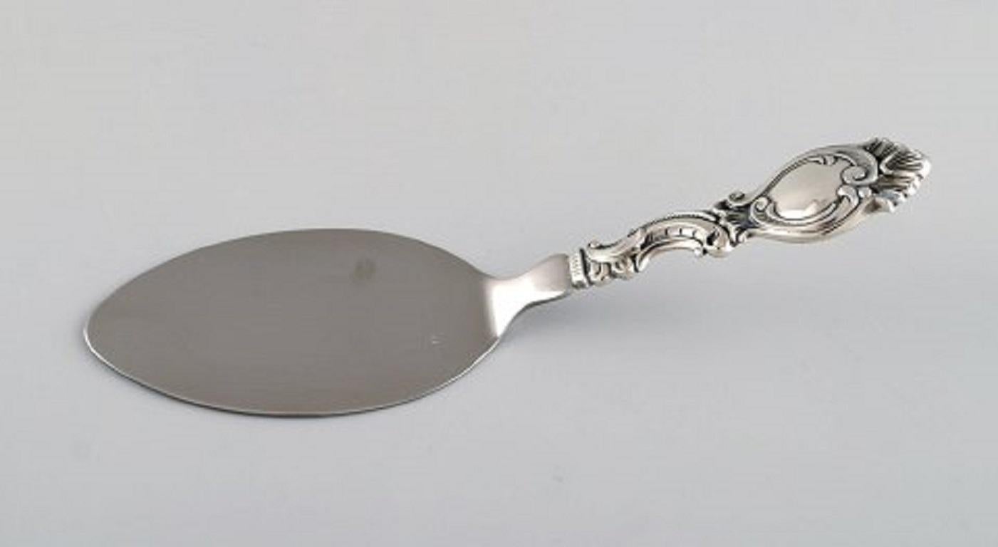 Rococo Revival Danish Silversmith, Five Serving Parts in Silver, Rococo Style, 1940s For Sale