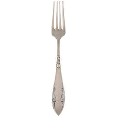 Vintage Danish Silversmith, Fork in Silver, 1940s, Ten Pieces