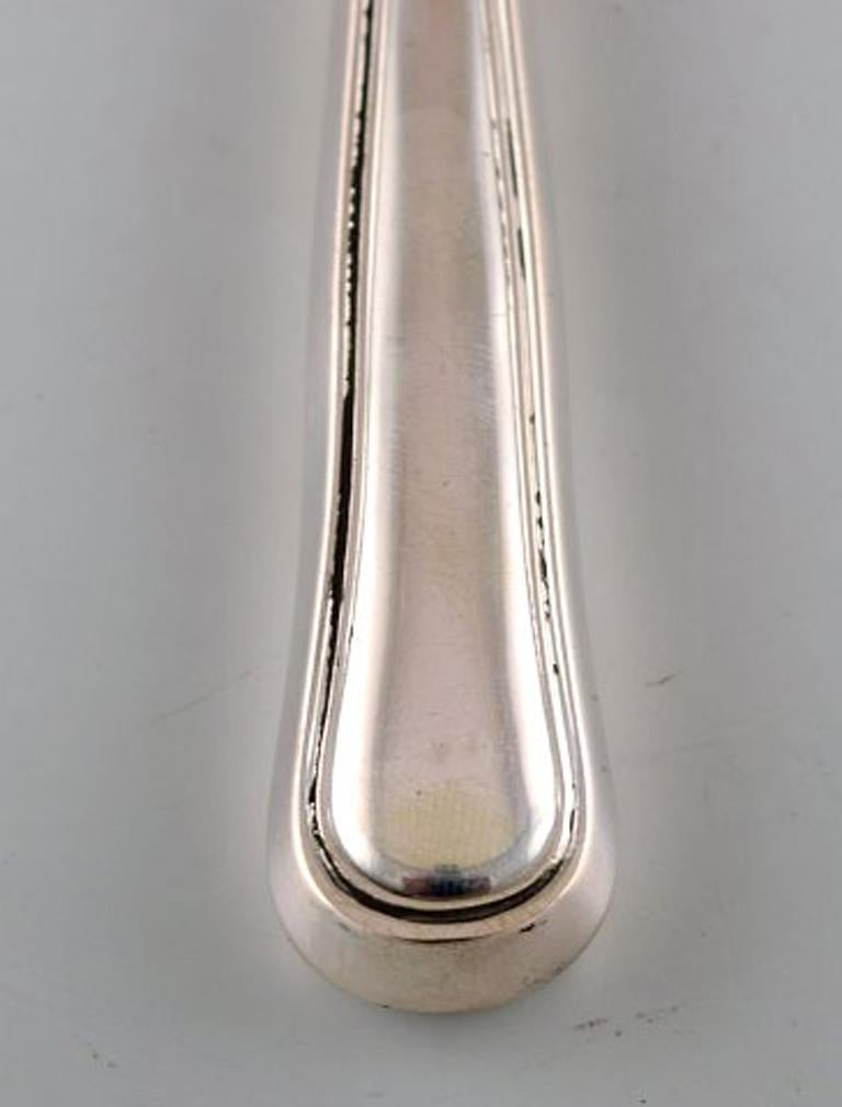 Art Deco Danish Silversmith, Lunch Knife in Silver, 1935, 3 Pcs For Sale