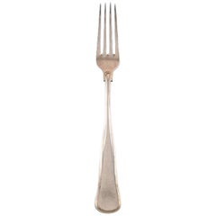 Orfèvre danois, vieille fourchette danoise en argent, années 1920-1930, 4 pièces