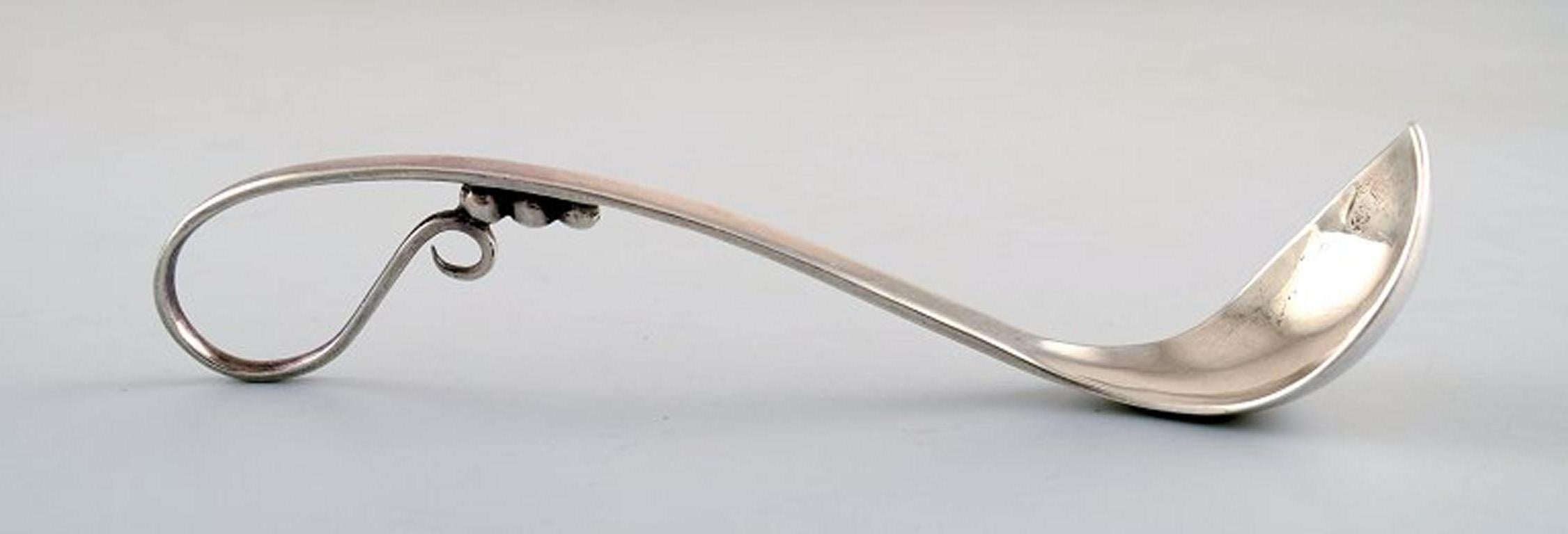 Danish silversmith, sterling silver, marmalade spoon.
Measure: Length 15 cm
Signed illegible, 1940s.
Very good condition.