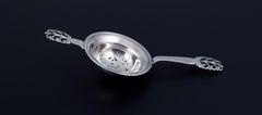 Danish Silversmith, Tea Strainer, Danish 830 Silver, 1930/40s