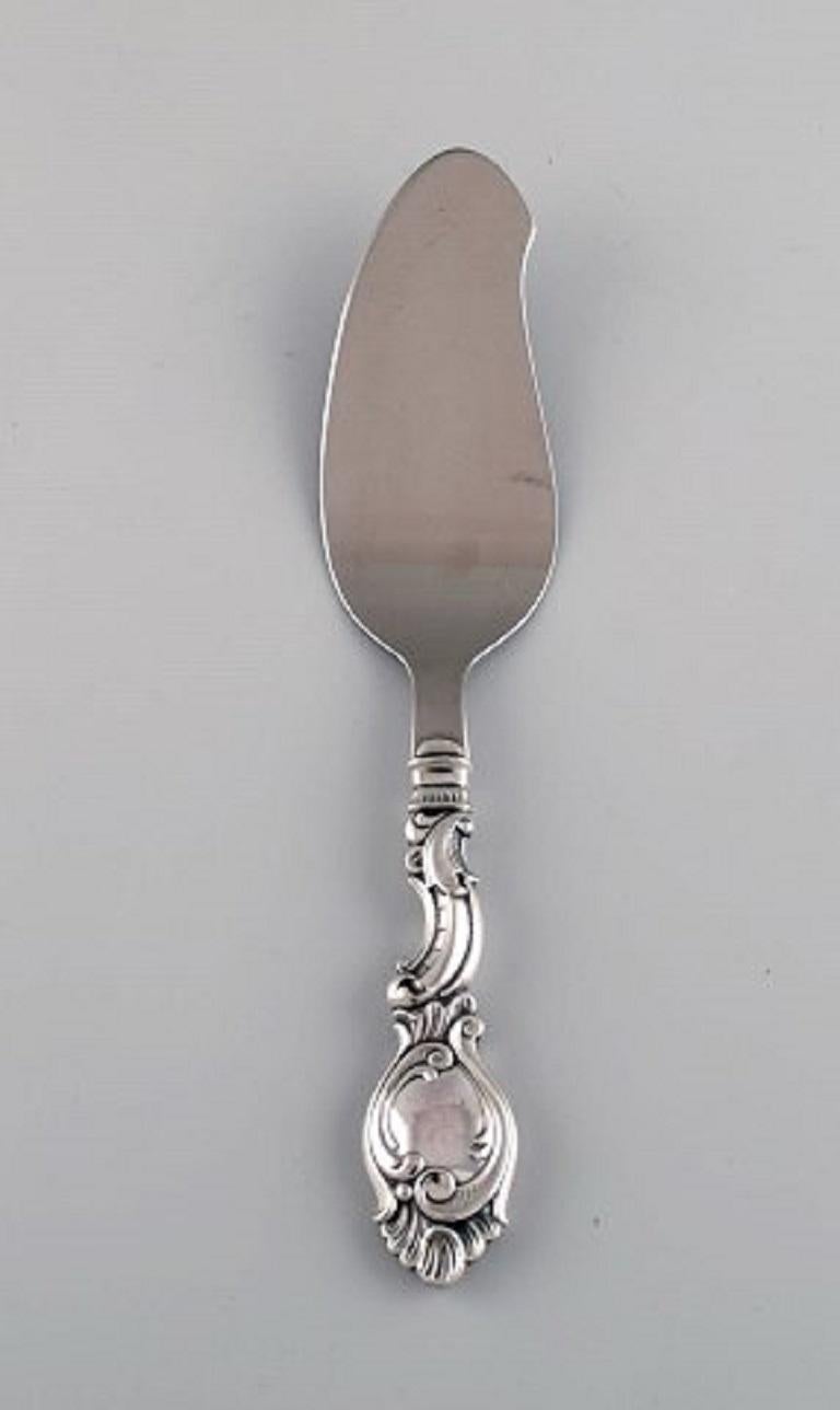 Rococo Revival Danish Silversmith, Three Serving Parts in Silver, Rococo Style, 1940s For Sale