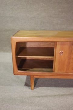 Danish Sliding Door Sideboard by Dyrlund