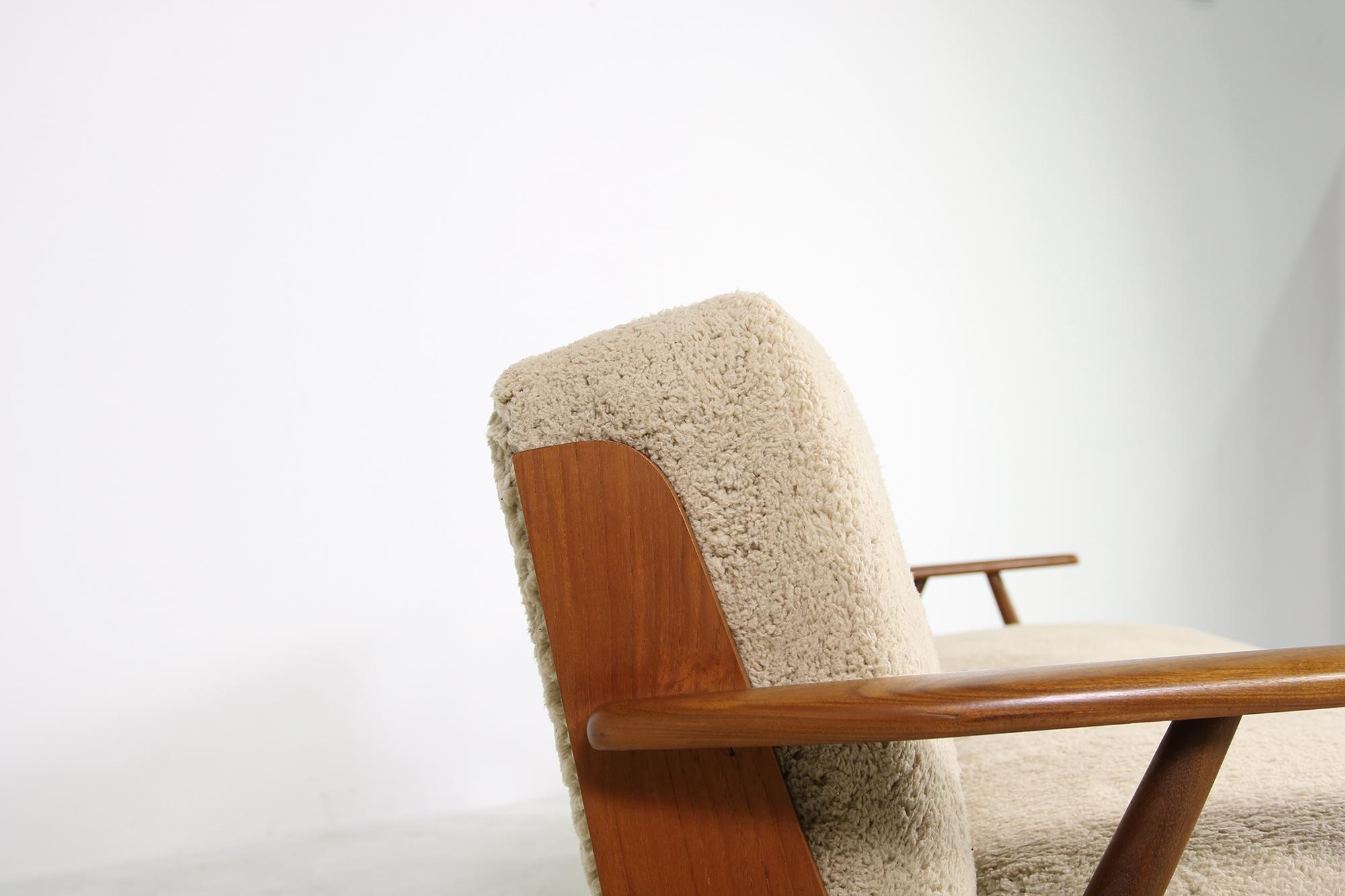 teak teddy sofa