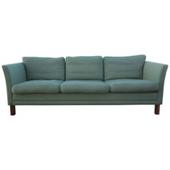 Danish Sofa in Classic Børge Mogensen, Kaare Klint Style, Wool and Down Filling