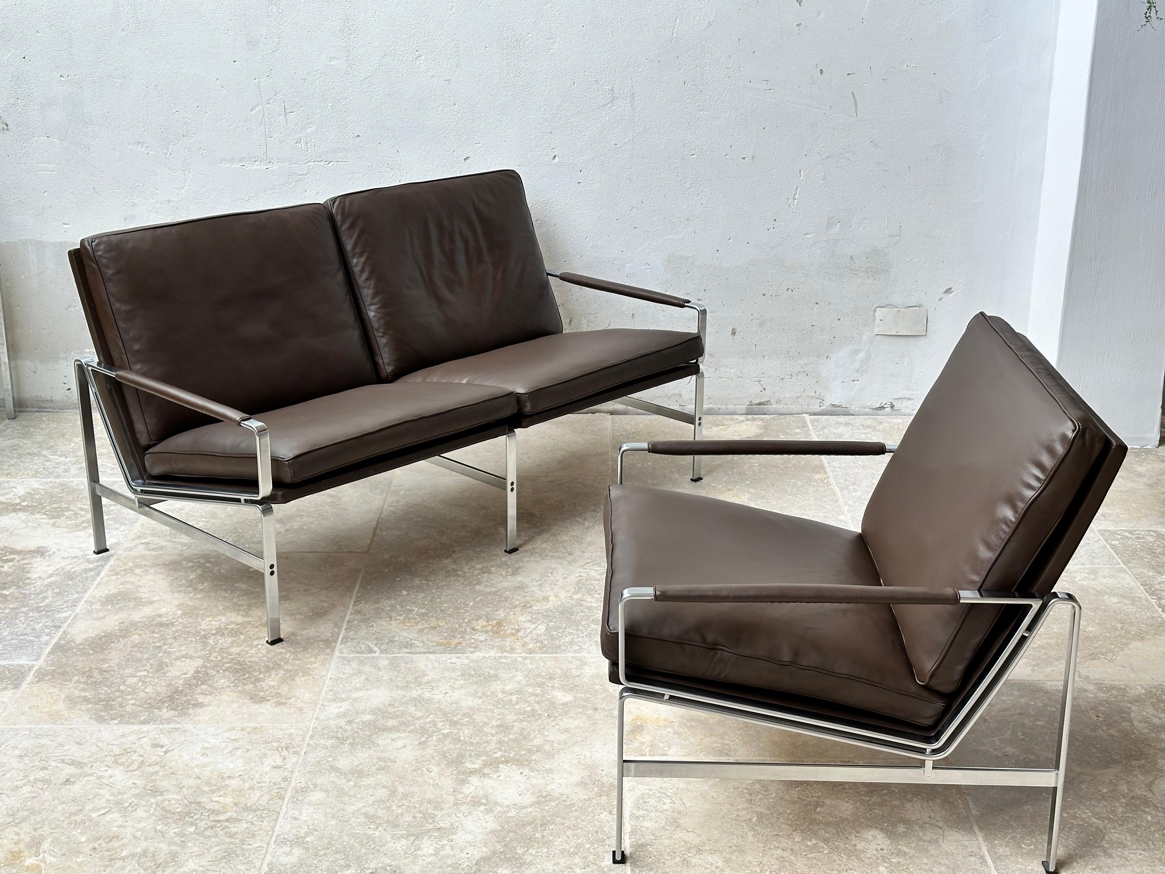 Set di divani danesi FK 6720 di Preben Fabricius & Jørgen Kastholm per Kill Internati in vendita 2