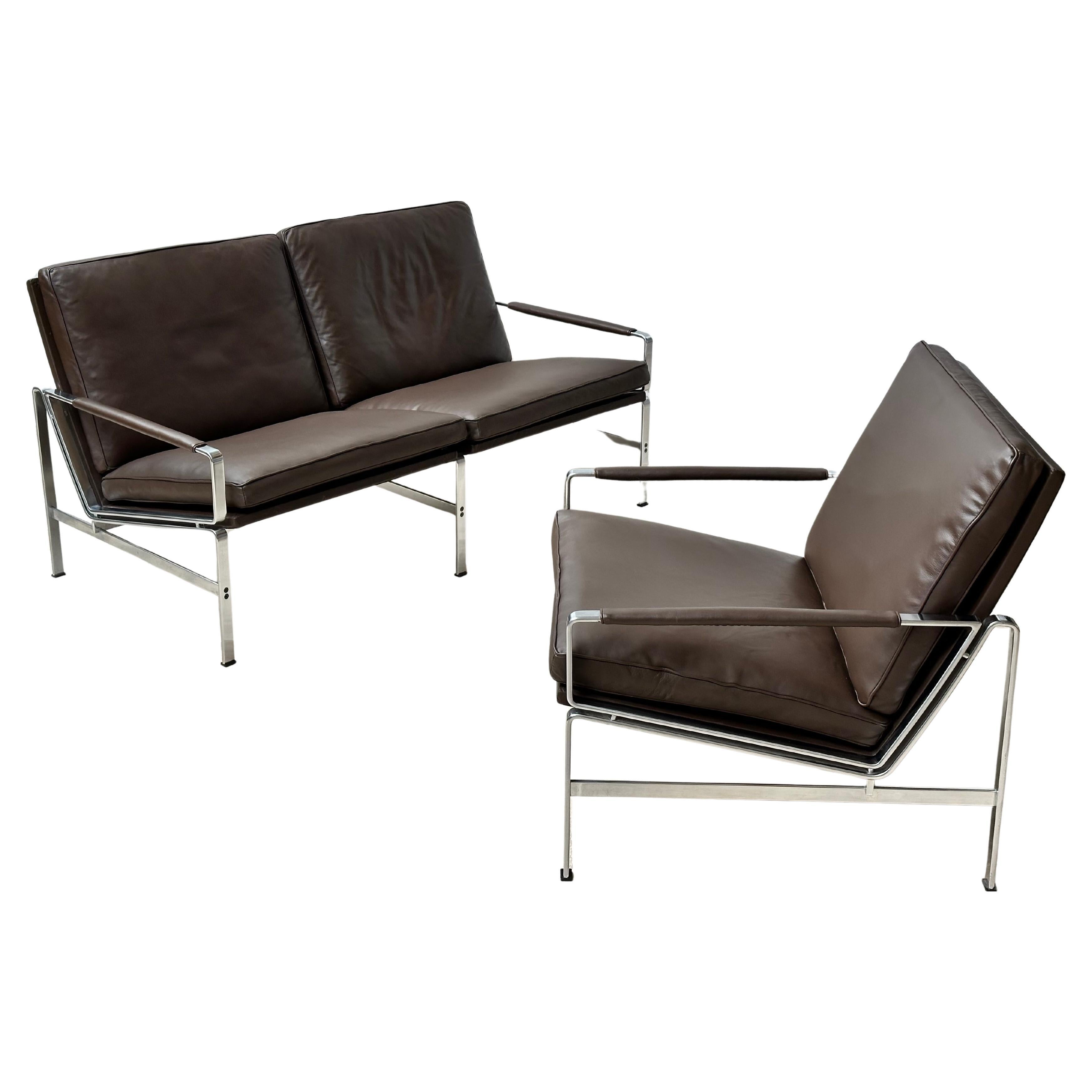 Set di divani danesi FK 6720 di Preben Fabricius & Jørgen Kastholm per Kill Internati in vendita
