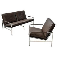 Danish Sofa set FK 6720 by Preben Fabricius & Jørgen Kastholm for Kill Internati