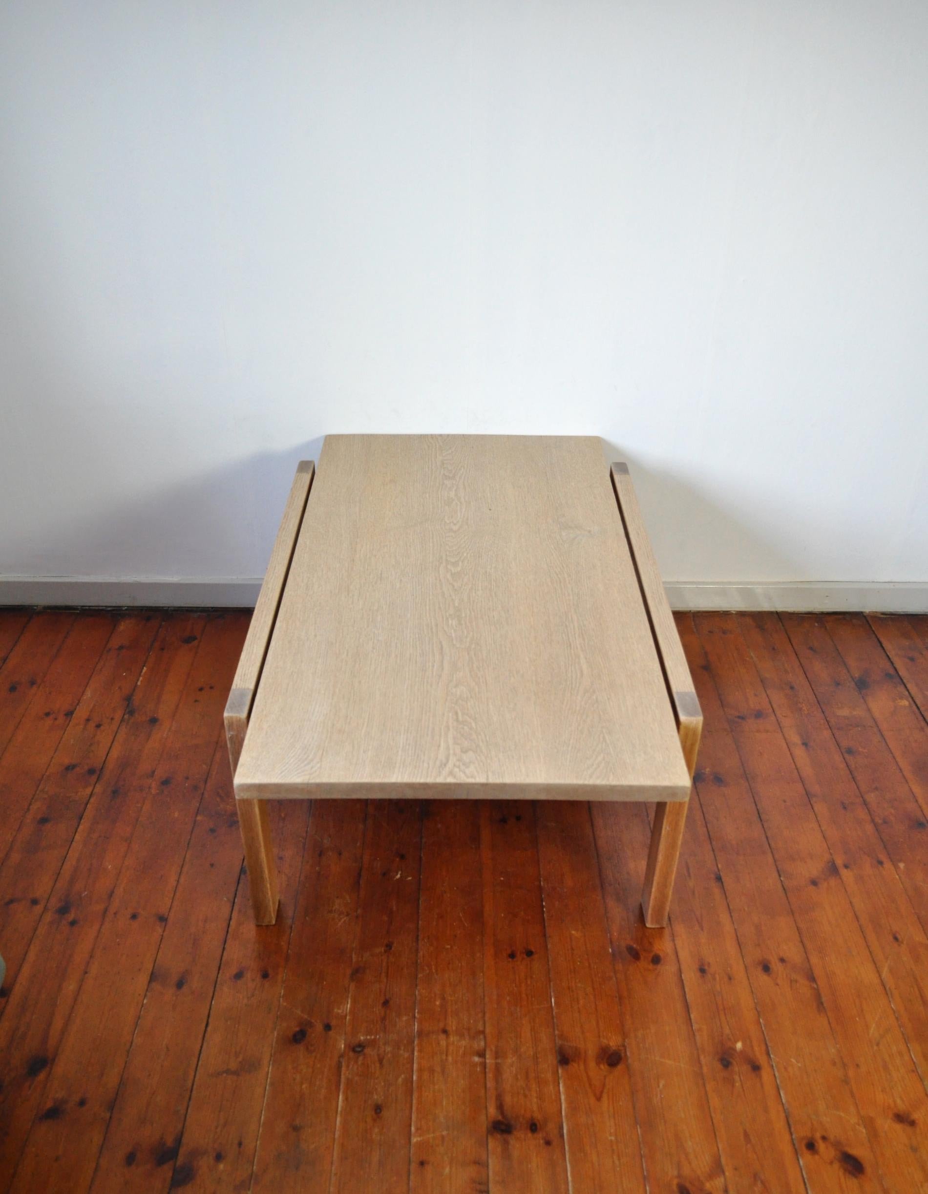 20th Century Danish Solid Oak Coffee or Side Table For Sale