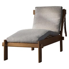 Dänisches Daybed aus massivem Eichenholz mit neu gepolsterten Kissen von Tage Poulsen, 1960er Jahre